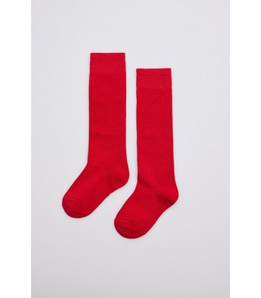 Calcetines hasta la rodilla rojos (dos pares)
